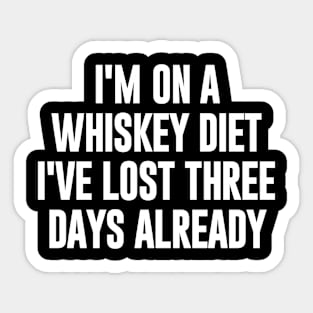 Whiskey Diet Sticker